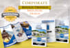 design a corporate flyer, bifold and trifold brochure