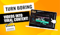 do video editing, vlog and presentation slide video etc