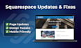 fix, update and optimize your squarespace website fast