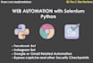 do automation and build bots in python and selenium