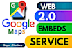 embed your google my business listing on web 2 sites for local SEO and rankings