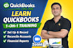 teach you train you quickbooks online