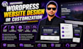 do wordpress website design or customization