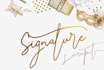 design 5 handwriting signature or logo