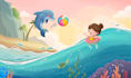 do professional children book pages, covers and characters