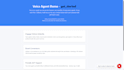 create a integrated voice bot for your website