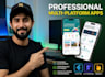 build flutter and flutterflow app for android and ios cross platform