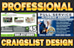 design awesome craigslist ads