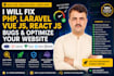 debug and fix laravel bugs, errors, and performance issues