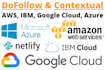 do contextual dofollow backlinks google cloud ,netlify, aws