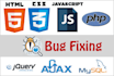 web programming,bug fixing html,css,js,ms office tasks