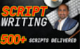 research and write engaging youtube script