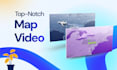 create engaging map animation for travel and business videos