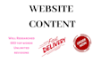 do website content writer