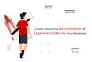 create 2d and 3d explainer whiteboard animation promotional video