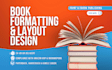 do book layout design for KDP, ingramspark paperback, ebook and hardcover