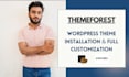 install wordpress theme setup demo and do customization