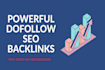build high da dofollow SEO link building backlinks