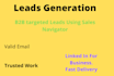 do linkedin lead generation and web research