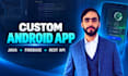 develop your android app using java and firebase