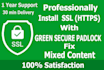 install SSL certificate on your website