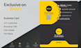 do a professional clean looking business card design