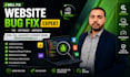 website bug fix php, javascript,html,css issue easily