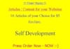 let you PICK 10 different Self Development Articles as Content for your Website Blog Emails Newsletter with full Rights included
