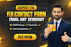 create or fix wordpress contact form issue, wpform, gravity form, smtp issue
