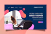 design a landing or homepage PSD
