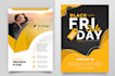 design professional flyer or poster for your brand