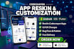 codecanyon flutter mobile app development, reskin android and ios app builder