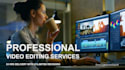 do professional video editing