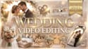 do professional wedding video editing cinematic highlights and full film editing