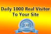 drive real targeted traffic,quality visitors