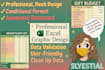 design an excel spreadsheet or a userform for your business