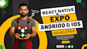 be your expert expo and react native mobile developer