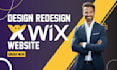 create wix website design,redesign wix website