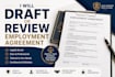 draft or review employment agreement