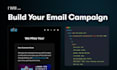 design and create your email marketing campaign in campaign monitor or mailchimp