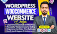 create a custom wordpress ecommerce website with woocommerce