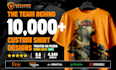 do graphic t shirt design for merch clothing brand