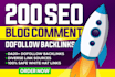 do 200 dofollow blog comment backlinks off page seo