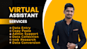 do any virtual assistant, data entry and web research job