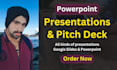 design professional attractive presentation