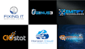 do technology, it , crypto, tech, software and security logo