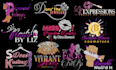 design professional nails, lips, eye lashes, jewelry, cosmetics logo