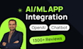integrate and develop app with open ai, chat gpt, gemini