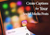 write captions for your social media posts