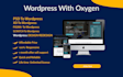 design an wordpress website using oxygen page builder